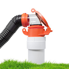 Footloose 4" Sewer Cap for RV Sites  RV Parks and Campgrounds  Odorless, Self-