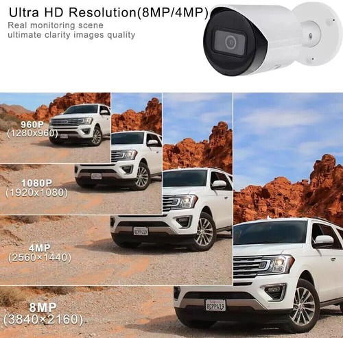 Dahua IPC-HFW2831S-S-S2 8MP Security Starlight POE IP Bullet IP67 Camera 3.6MM - Picture 12 of 27