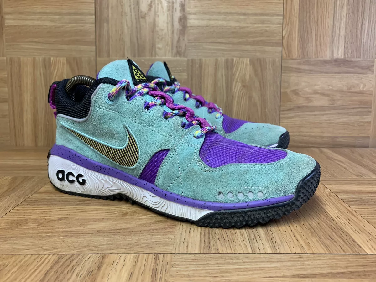 RARE Nike ACG Dog Mountain Emerald Rise Tour Yellow Black Sz 7