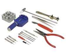 Uhrenwerkzeug Gehäuseöffner Hammer Stiftausdrücker Zange Pinzette Reparatur Set