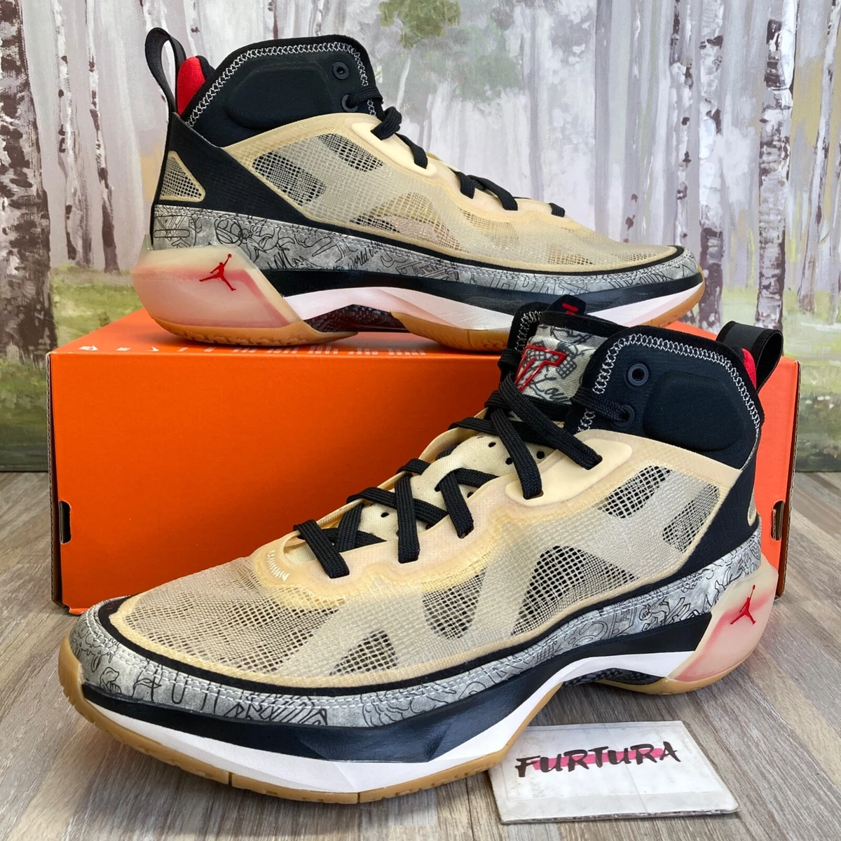 Nike Air Jordan XXXVII 37 Jason Tatum Vanilla DZ0812-200 Mens Size 9.5  Shoes | eBay