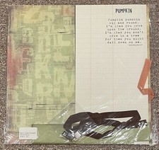 Scrapbook Paper And Embellishments Kit - Fall/Pumpkins/Autumn - NEW