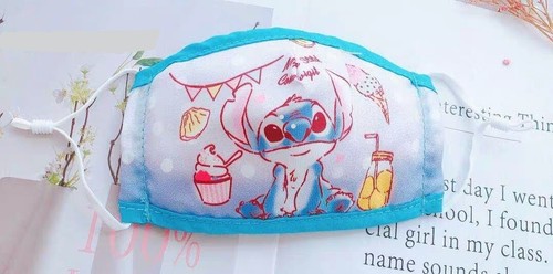 FACE MASK ADULT Pick 2* BADTZ-MARU TOTORO STITCH MARVEL UNICORN Cloth Face Cover - Picture 5 of 16