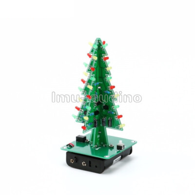 Christmas Trees LED DIY Kit Professional Red Green Flash LED Circui New
