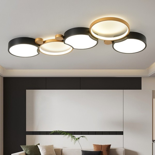 58W Led Deckenlampe Wohnzimmer Deckenleuchte Dimmbar Moderne Mit Fernbedienung-image