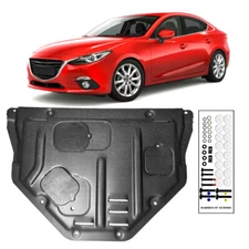 For Mazda 3 Axela 2.0T 2014-2019 Front Under Engine Cover Shield Black 1pcs