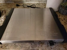 Food Warmer (Tested) 2 Trays Catering Events Dinner Holidays Cooking BBQ Cookout