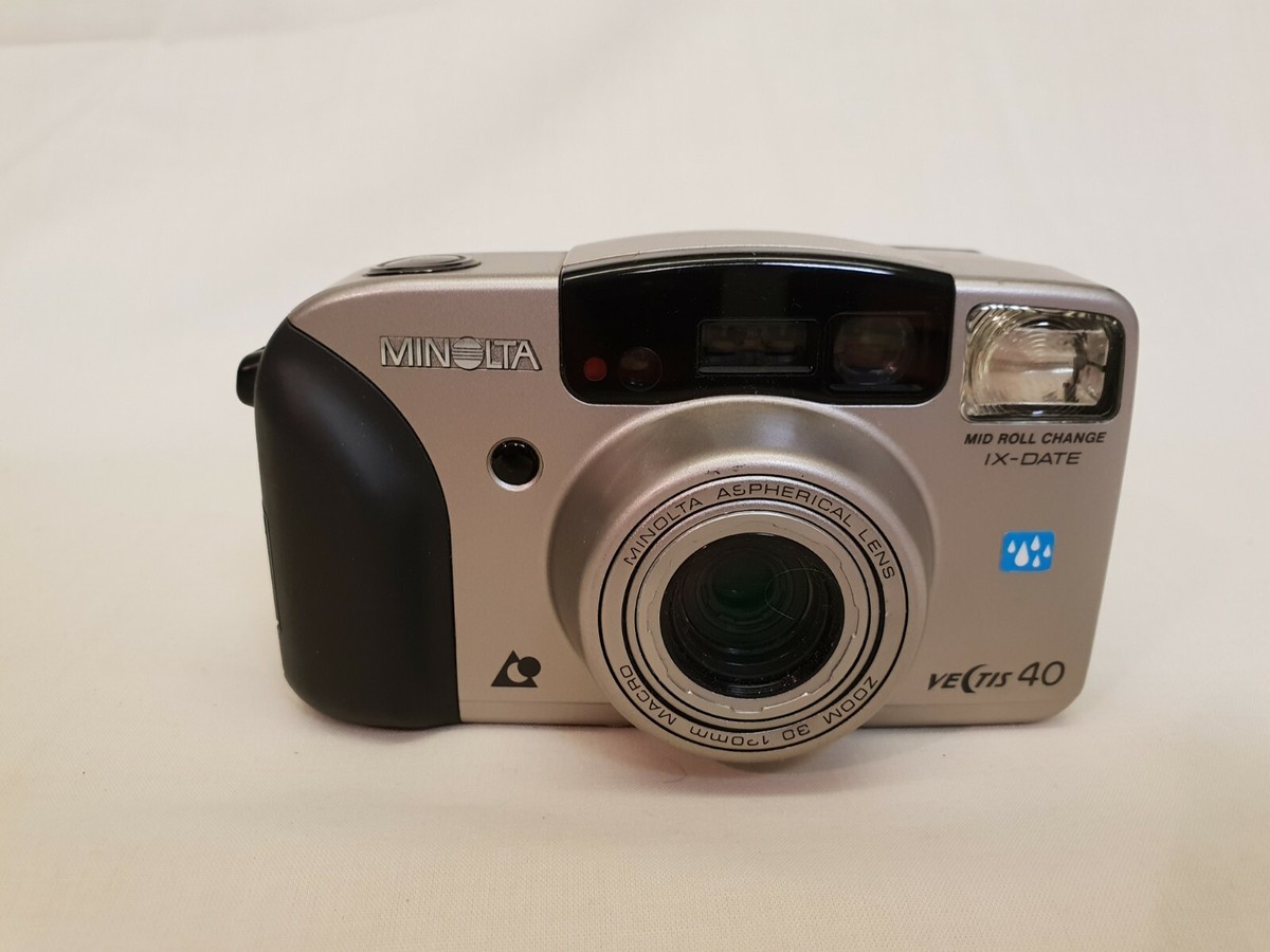 【未使用】MINOLTA VECTIS 40 コンパクトフィルムカメラ Compact Camera Minolta Vectis 40, APS Film + Flash Weather