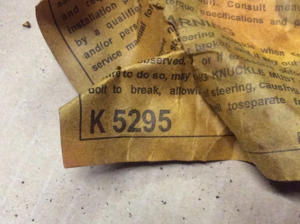 NEW NAPA K5295 Suspension Ball Joint Front Lower - Image 3 of 4