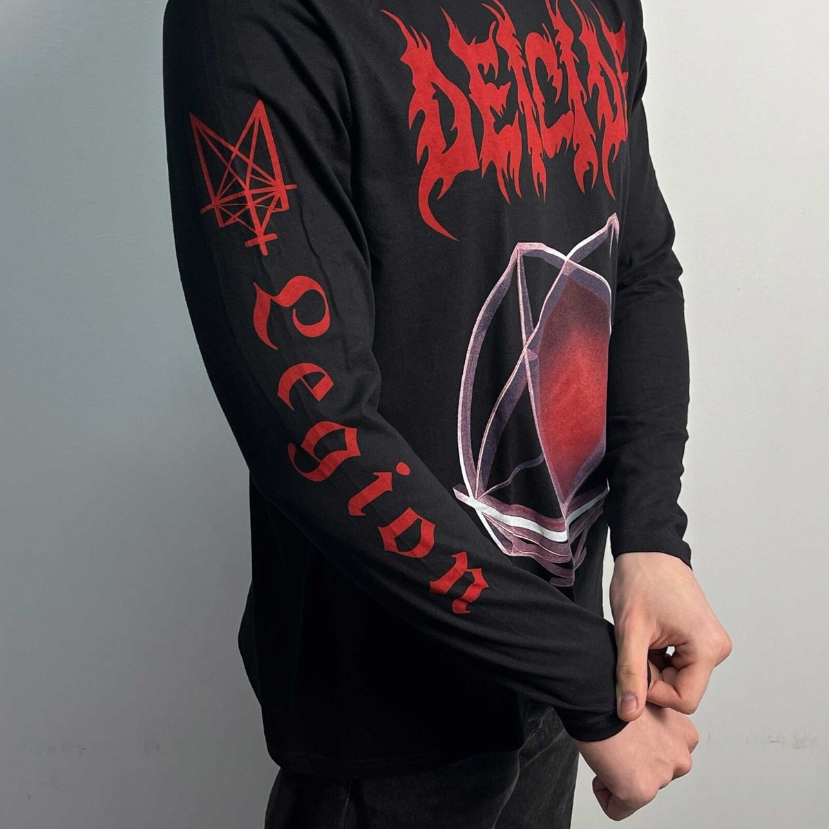 Deicide - Legion (B&C) Long Sleeve Black T-Shirt death | eBay