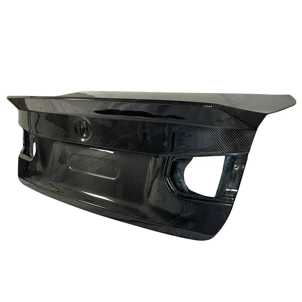 Compatível com 13-17 Lexus IS200t/IS250/IS300/IS350 Sedan tampa de fibra de carbono real porta-malas de carro - Imagem 3 de 4