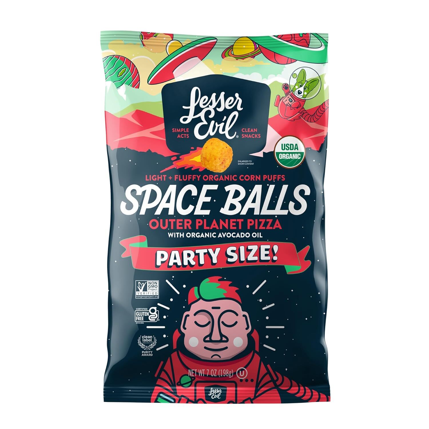 Пицца с кукурузными слойками Меньшее зло, 7 унций