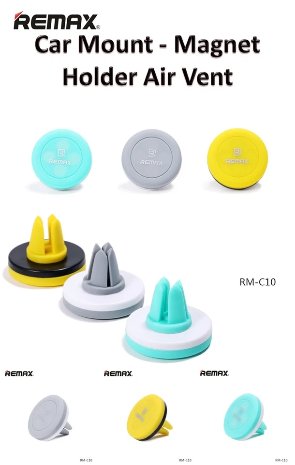 X3 Universal Cars Vehicle Mount Mobile Cell Phone Air Con AC Vent Magnet Holders - Image 2 of 4