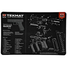 TekMat, Glock Gen 5 Pistol Mat, 11"x17"