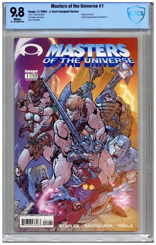 Masters of the Universe  # 1  CBCS  9.8  NMMT  White pgs  11/02  CAMPBELL VARIAN