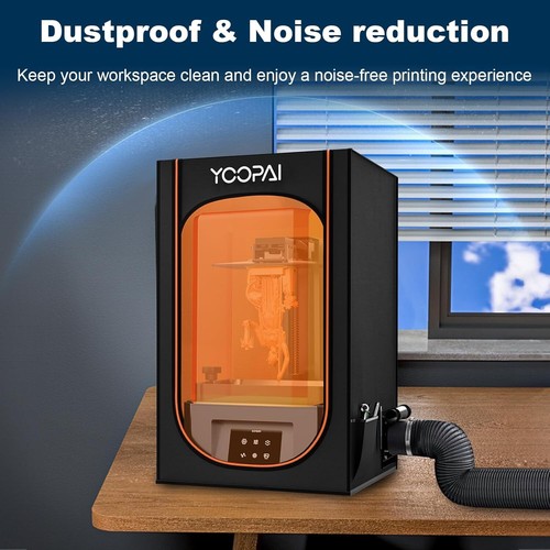 Resin 3D Printer Enclosure with Ventilation Kit, 3D Printer Vented Enclosure Ten - Picture 5 of 8