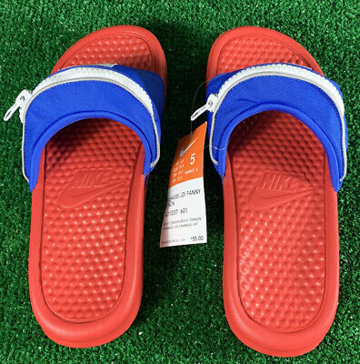 Nike Benassi JDI Fanny Pack Slide Bright Crimson/Blue AO1037 Nike Benassi JDI Fanny Pack Slide Bright Crimson/Blue AO1037