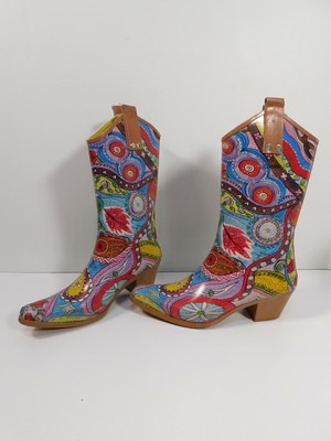 cowgirl rain boots