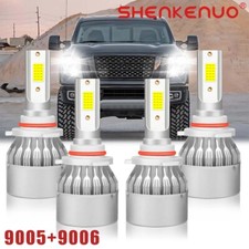 For Honda Civic 2010-2013 4x Led Headlight Bulb 90059006 High Low Beam
