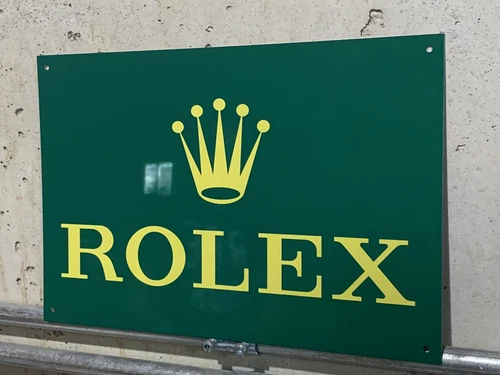 Vintage Style Race Official Timekeeper  Watch Heavy Steel Metal Top Quality Sign