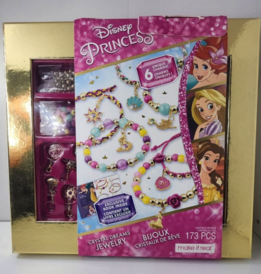 Disney Princess Crystal Dreams 170 PCS Set Make It Real NEW DIY Charms Jewlery