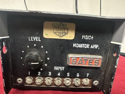 Vintage Rare Gates M-6108 Monitor Amplifier