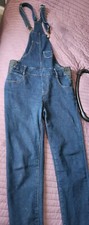Denim Maternity Overalls Size M