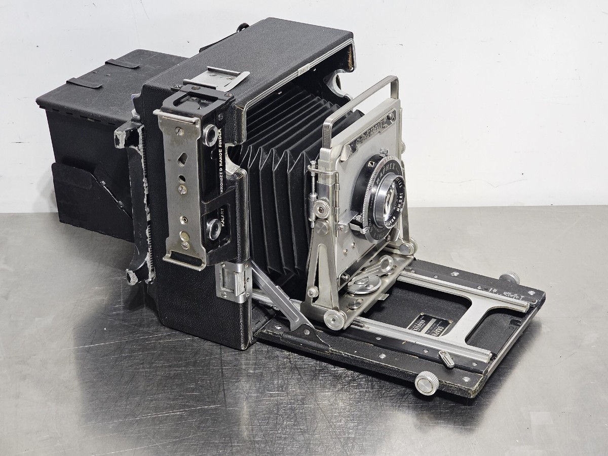 GRAFLEX GRAPHIC カメラ ジャンク Graflex Crown Graphic w/ Graflex Optar 135mm f4.7 Lens in
