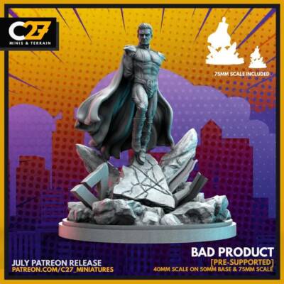 Homelander 40mm Scale Miniature | Crisis Protocol Proxy | C27