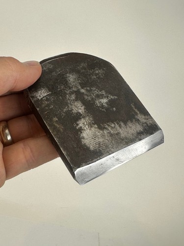 Vintage Japanese Signed "Oka" Forged 70mm 2.75" Kanna Plane Blade Samurai Steel - Picture 7 of 11