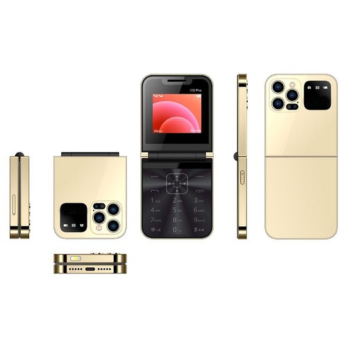 Portable Flip Mobile Phone Dual Card Button for Elderly 2G Phone Hot F0 - Picture 11 of 29