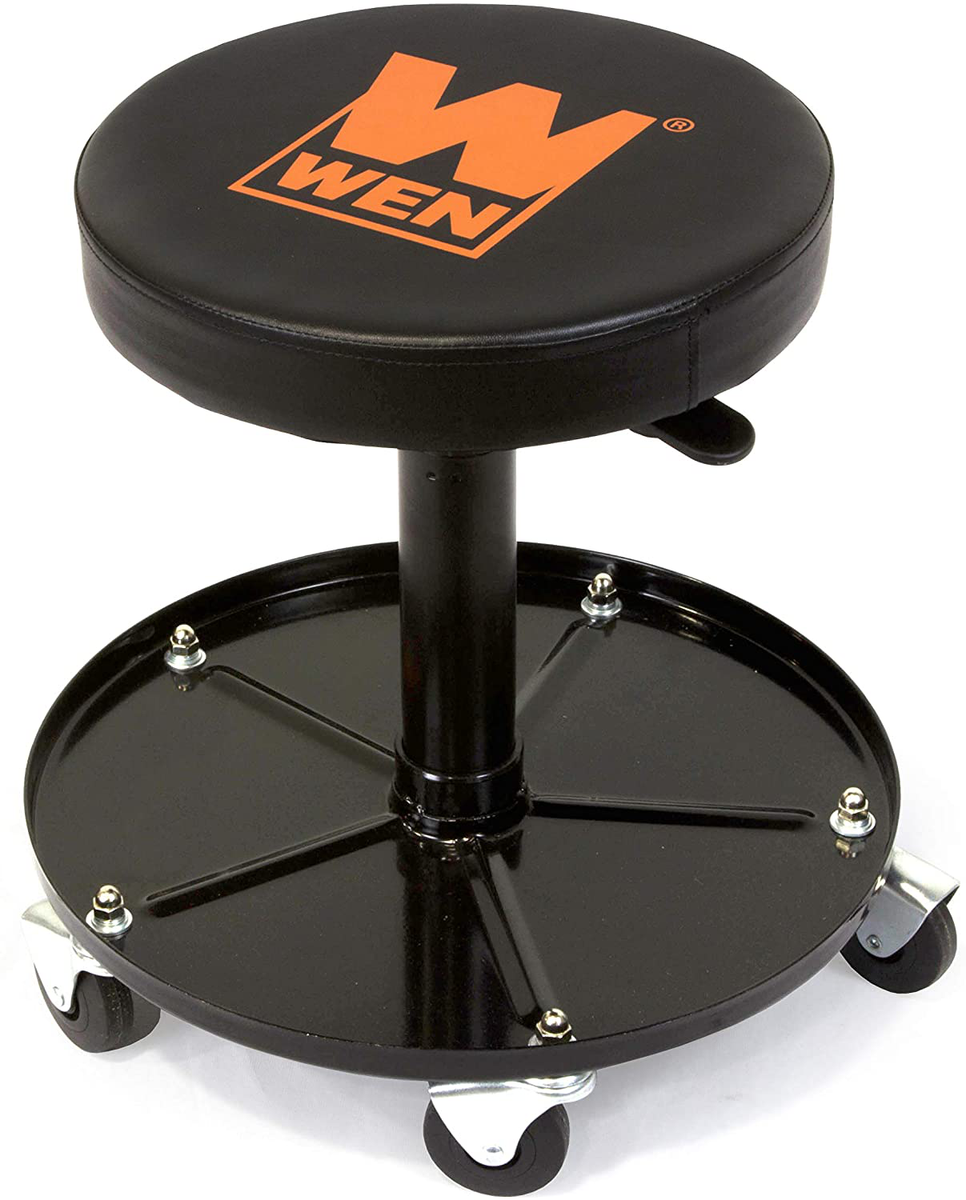 Adjustable Stool Type S Ultra Cushioned Pneumatic Shop Stool