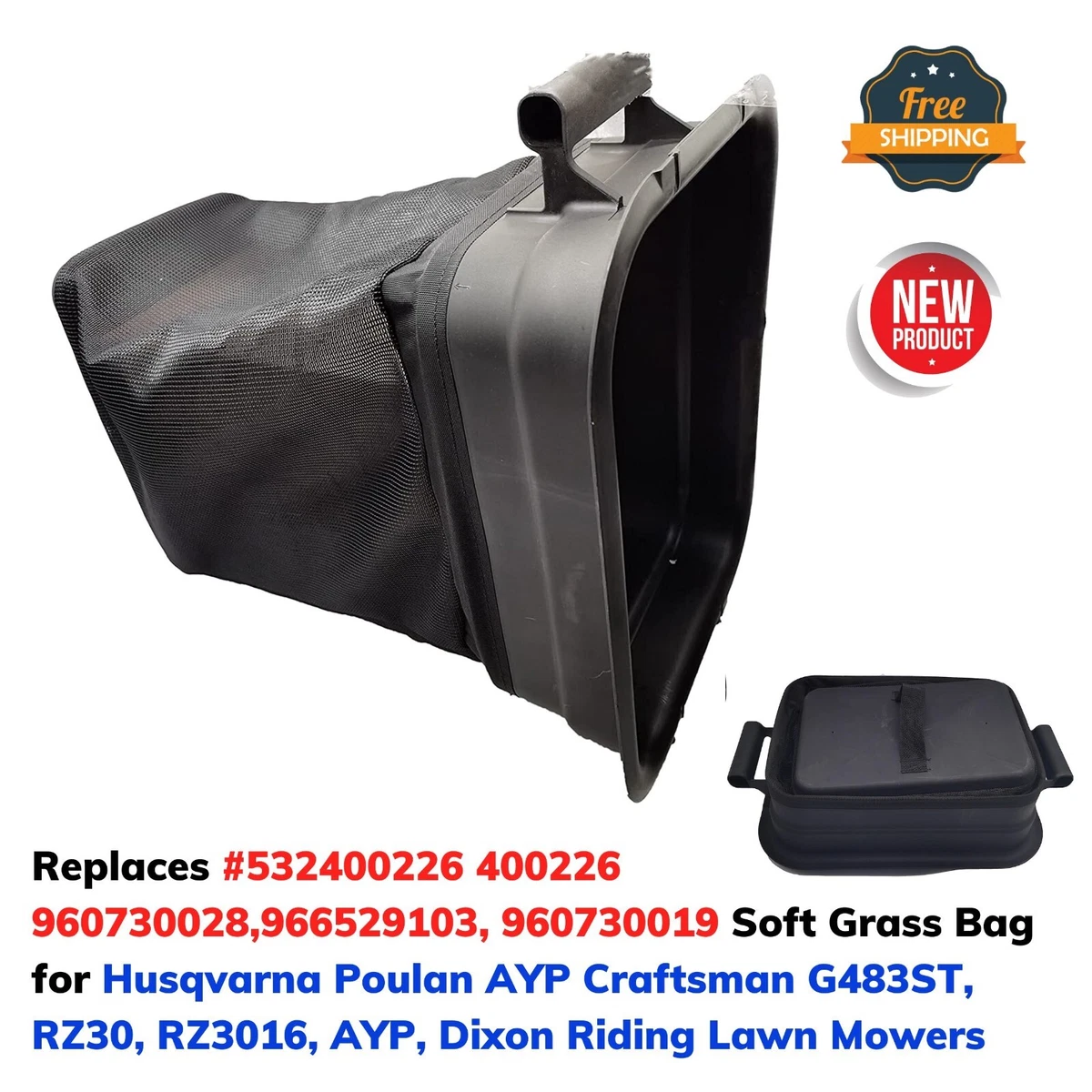 Poulan lawn mower bag hot sale