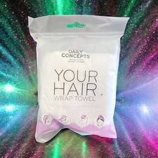 Daily Concepts Your Hair Wrap Towel Quick Dry Brand New In Package In White