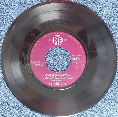 Emile Ford & Checkmates: Emile Ford Hit Parade 7'' Vinyl EP 1960 Good Condition 