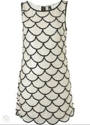 topshop white sequin dress Topshop maxi sequin dress in ivory