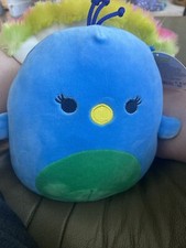 Squishmallows The Peacock 8  Blue Plush