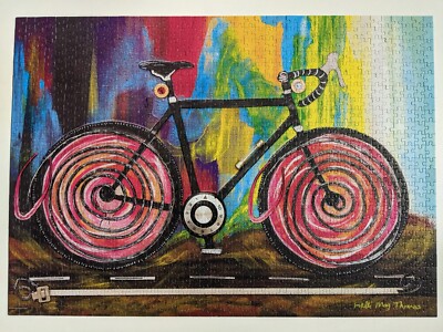 Heye Puzzle - BIKE ART / Momentum - Holly May Thomas, 1000 Teile in Top-Qualität