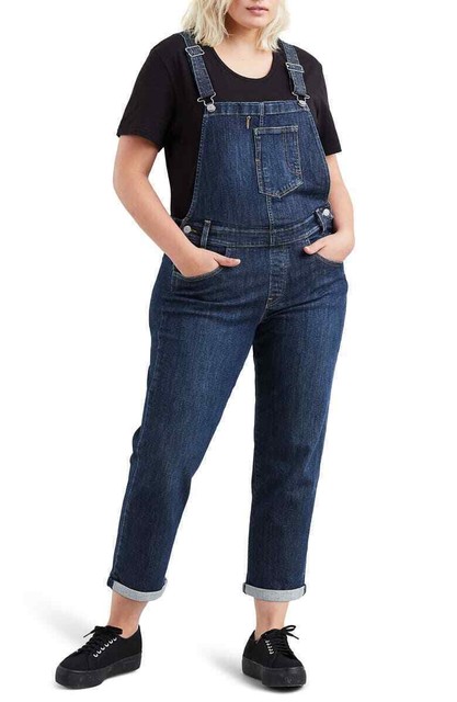 levi plus size overalls