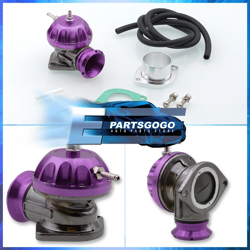 Universal Type-Rz Adjustable Turbo Psi Blow Off Valve Bov Purple+ 2-Bolt Adapter Foto 3 de 4