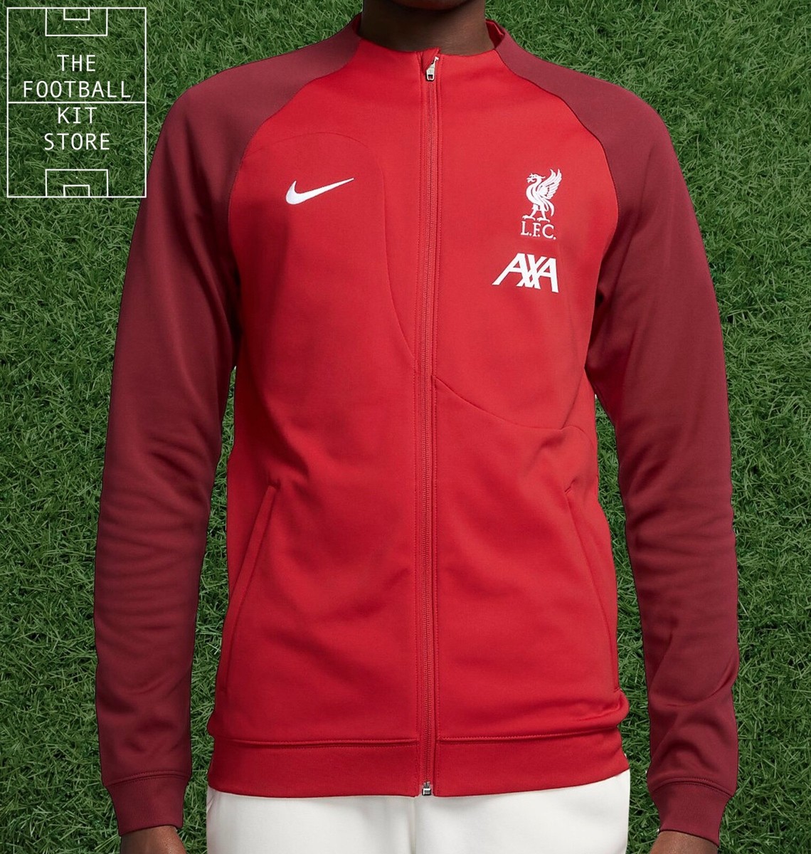 Liverpool Anthem Jacket Mens - Nike LFC Track Top - Zip Pockets