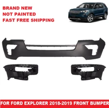 Front Upper Bumper Cover Assembly For Ford Explorer 2018-2019 New