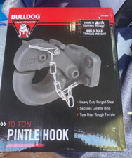 Bulldog 7411855 Heavy-duty Pintle Hook Mount For Towing 10 Ton Capacity New Bulldog 7411855 Heavy-duty Pintle Hook Mount For Towing 10 Ton Capacity New