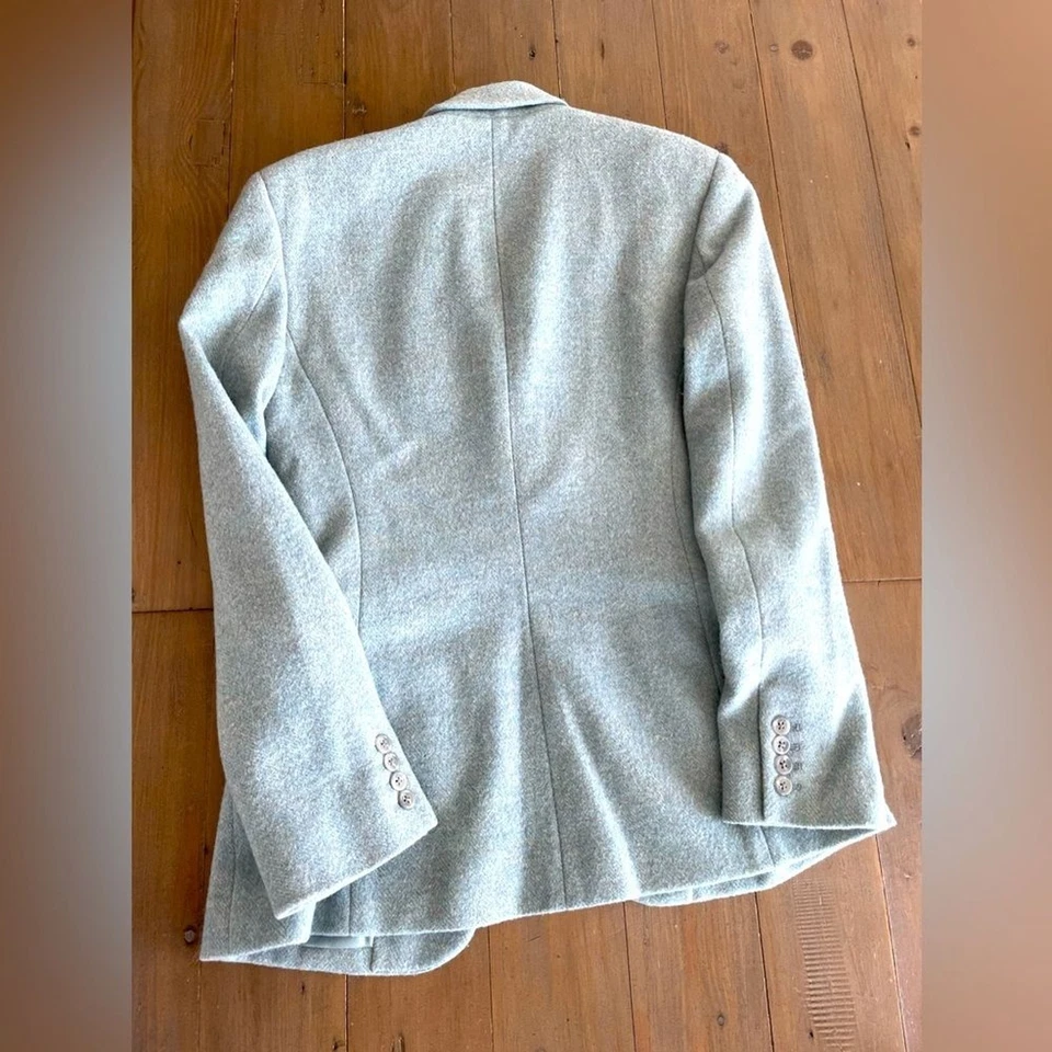 Ralph Lauren Collection Mujer Blazer Lana Azul Claro Foto 2 de 4