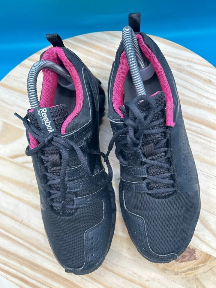 Zapatos deportivos Reebok Zigwild TR2 BD1700 para mujer talla 7,5 negros con cordones Foto 3 de 4