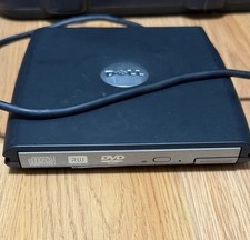 Dell External DVD RW Drive USB Black DVD-R DVD-RW CD-R CD-RW