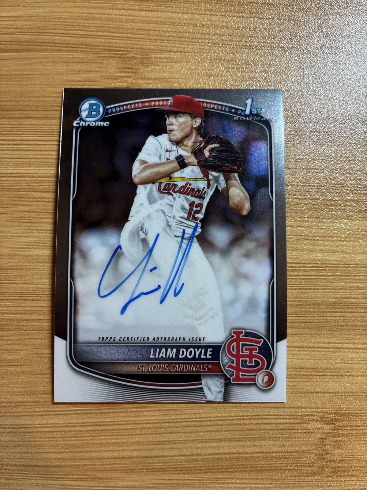 2025 Bowman Draft Chrome Prospect Autograph #CPA-LD Liam Doyle RC Auto