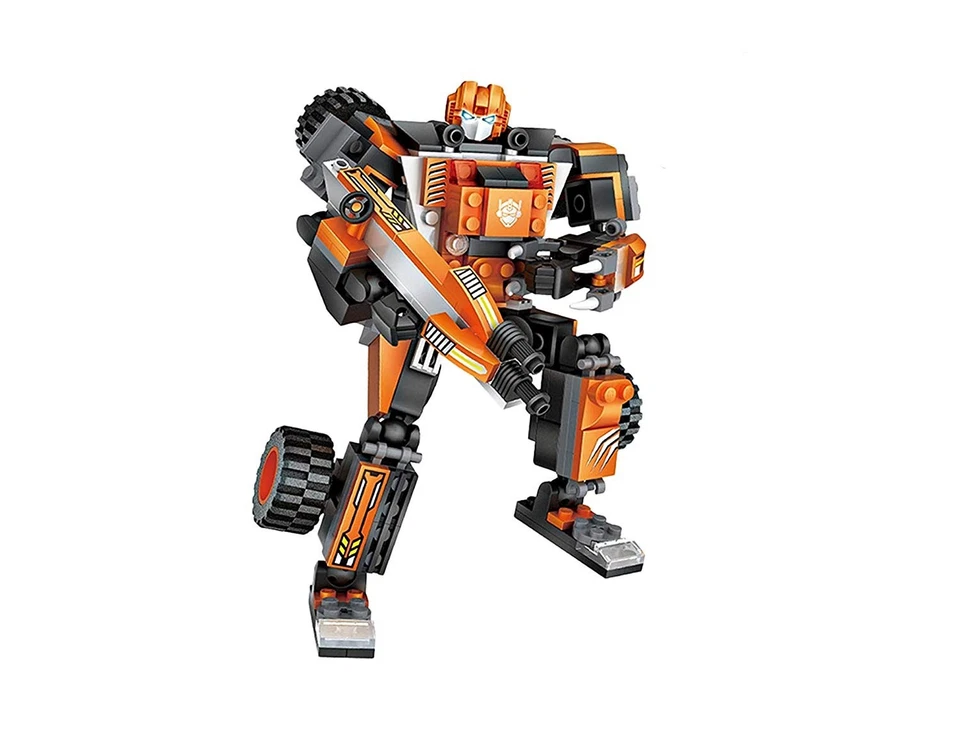 LOZ Transformed Series Weight Lifting Car Kids Puzzle Mini Block Brick Toy w/Box - Image 2 of 3