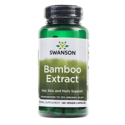 Swanson Bambus-Extrakt 300 mg, 60 Kapseln