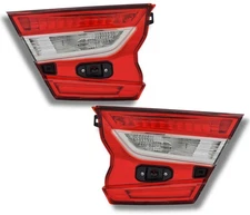 For Honda 2018-2022 Accord Sedan LED Tail Lights  Rear Inner Pair Set with Bulbs